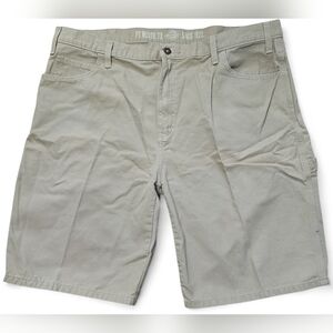 Men's Dickies Relaxed Fit Flat Front Chino Cargo Shorts Khaki Size 40